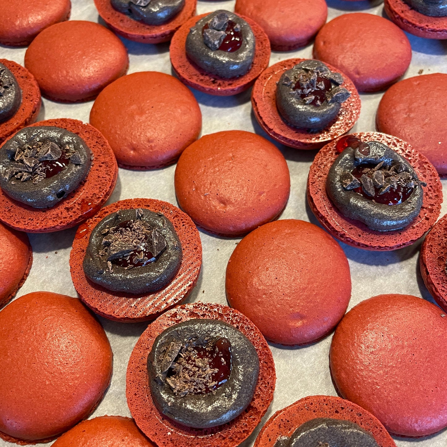 schwarzwälder kirschtorte* (black forest) macs.