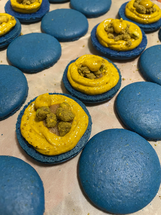 pistachio macs.