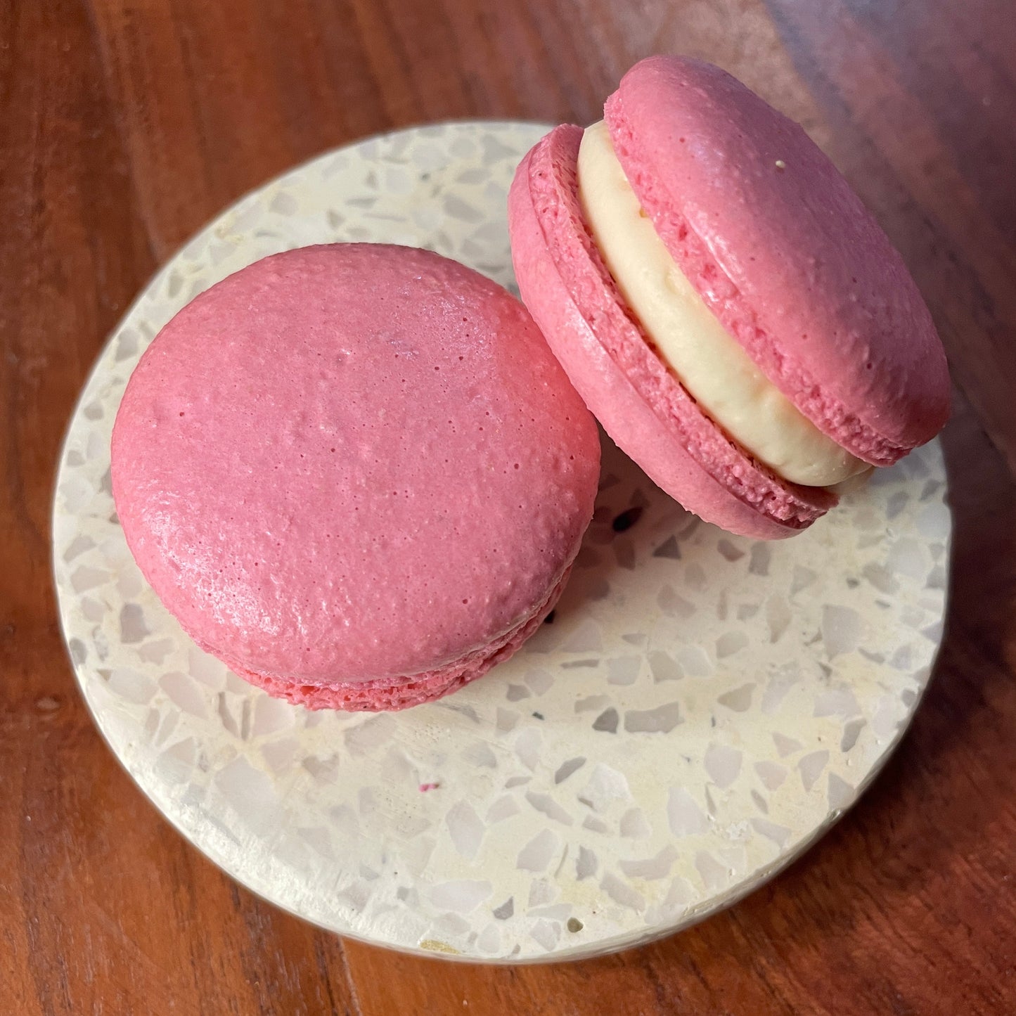 strawberry yuzu macs.
